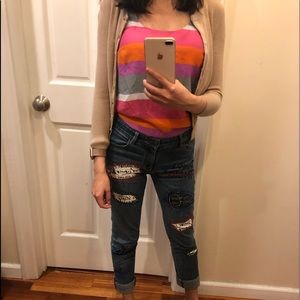 Banana republic nude, cardigan,size xs,silk,cotton